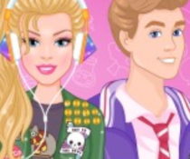 Ćwiekowane Kurtki Barbie i Kena